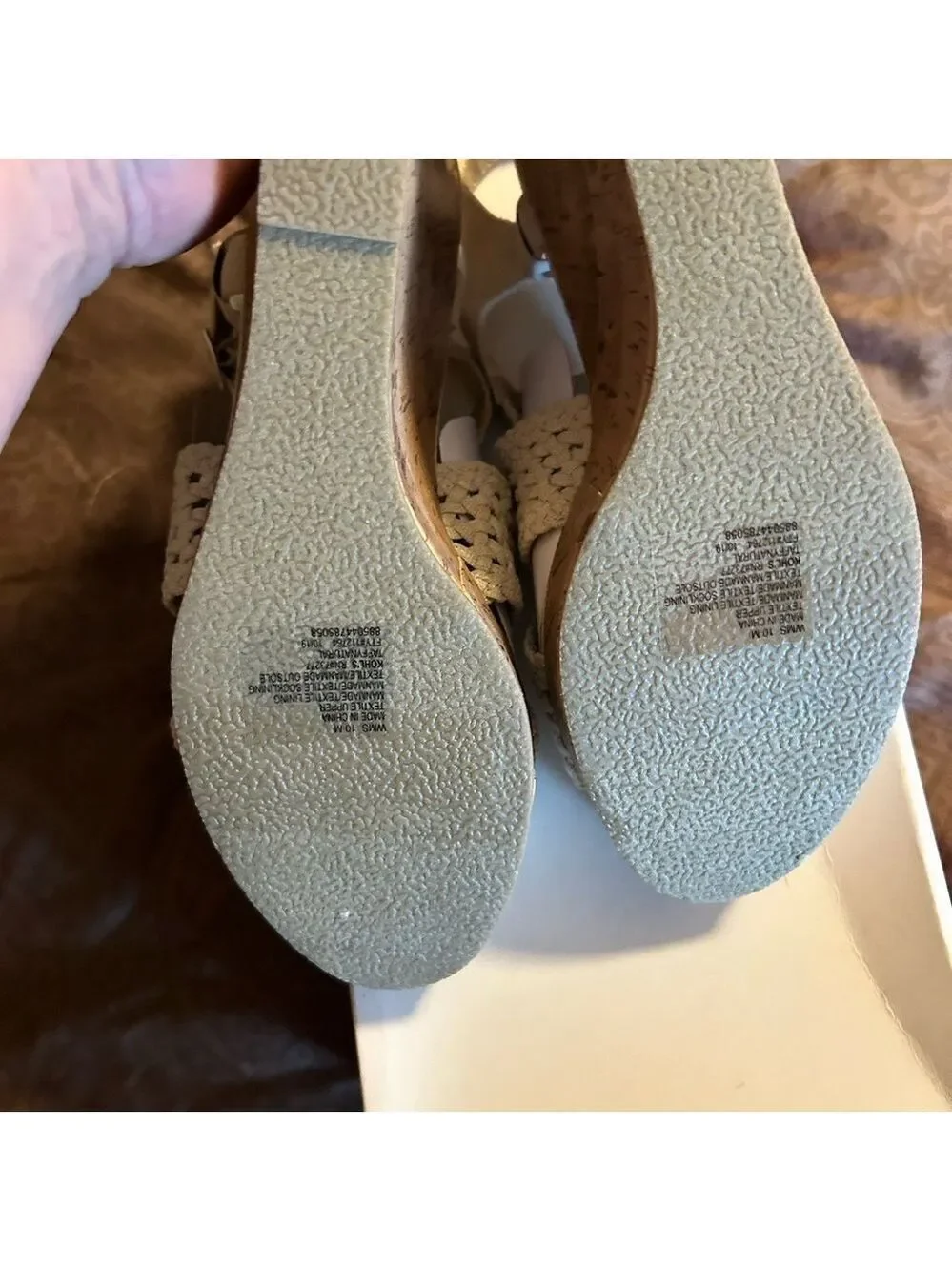 Wedge sandals